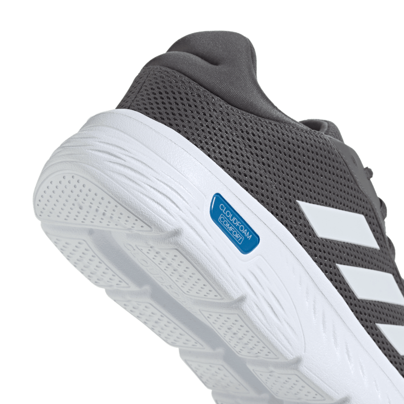 Tenis-adidas-para-hombre-Cloudfoam-Comfy-para-moda-color-negro.-Par-Laterales
