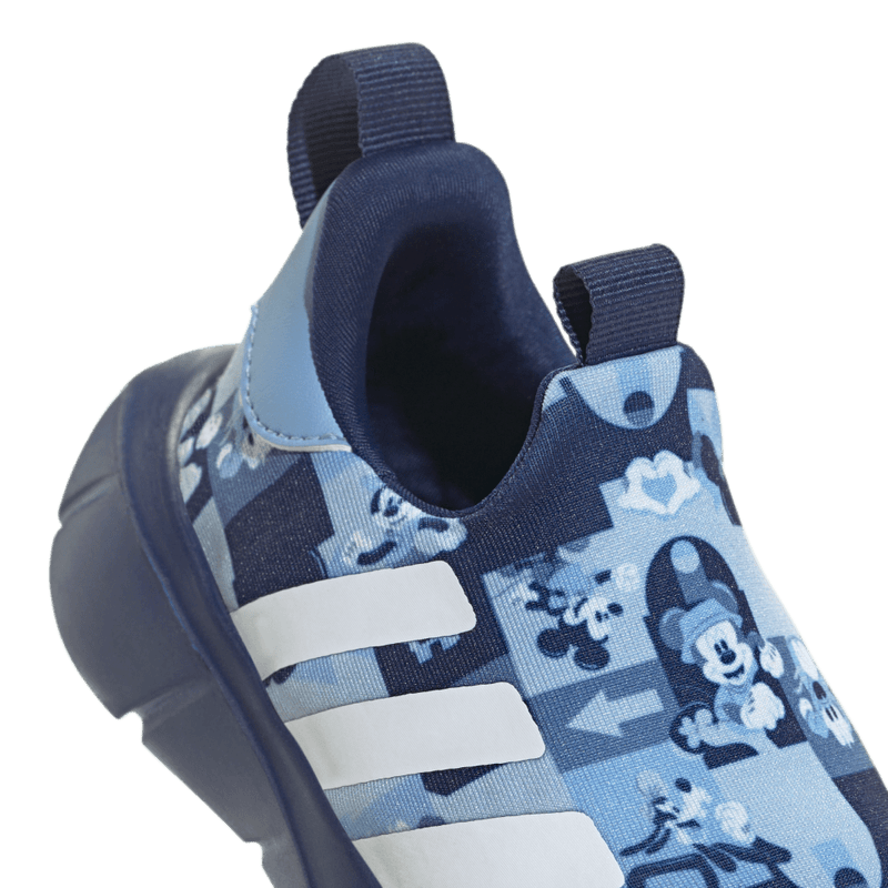 Tenis-adidas-unisex-Monofit-Mickey-I-para-entrenamiento-color-azul.-Lateral-Y-Suela