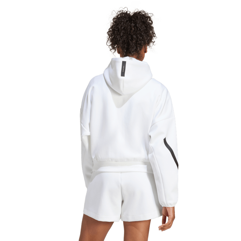 Chaqueta-adidas-para-mujer-W-Z.N.E.-Fz-para-moda-color-blanco.-Detalle-1