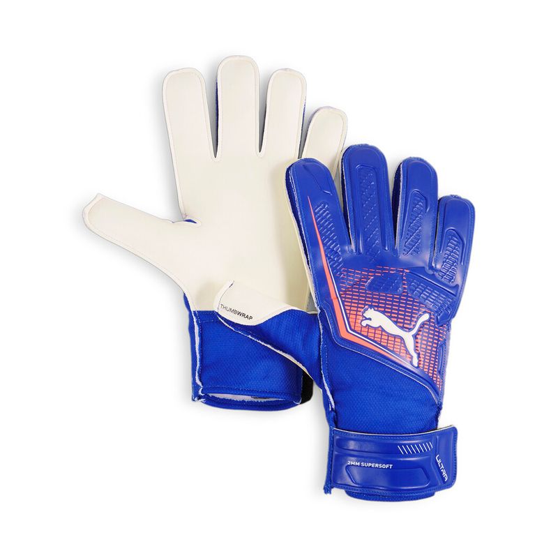Guantes-puma-para-hombre-Puma-Ultra-Play-Rc-para-futbol-color-azul.-Frente-Sin-Modelo