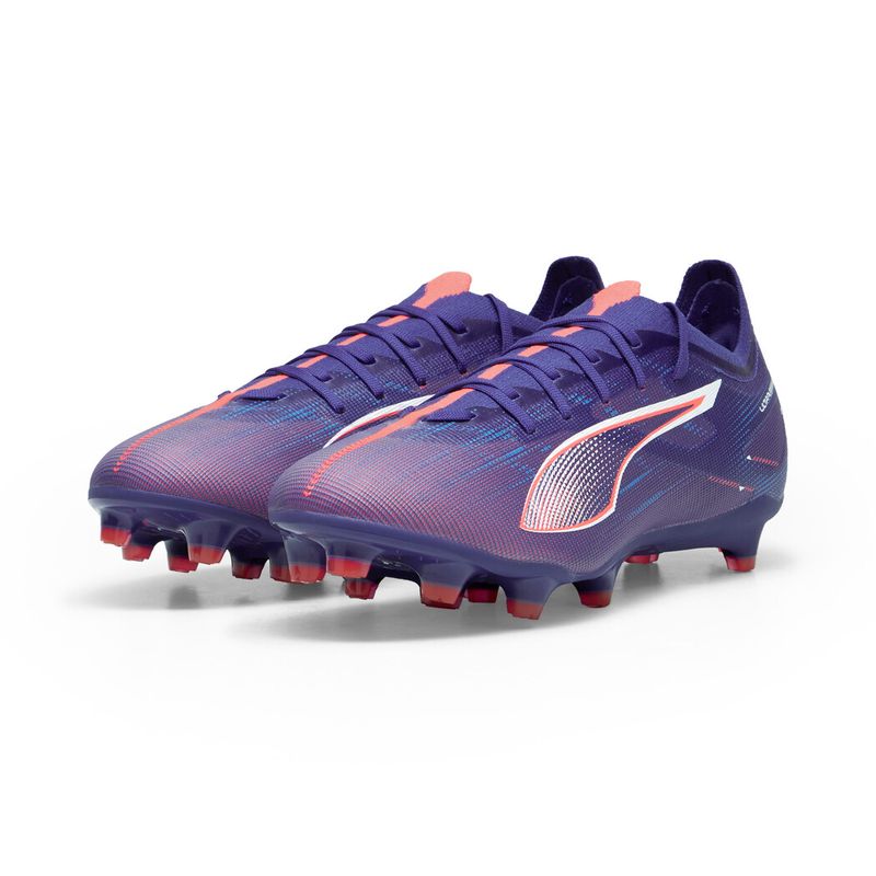 Guayos-puma-para-hombre-Ultra-5-Match-Fg-Ag-para-futbol-color-azul.-Par-Alineados