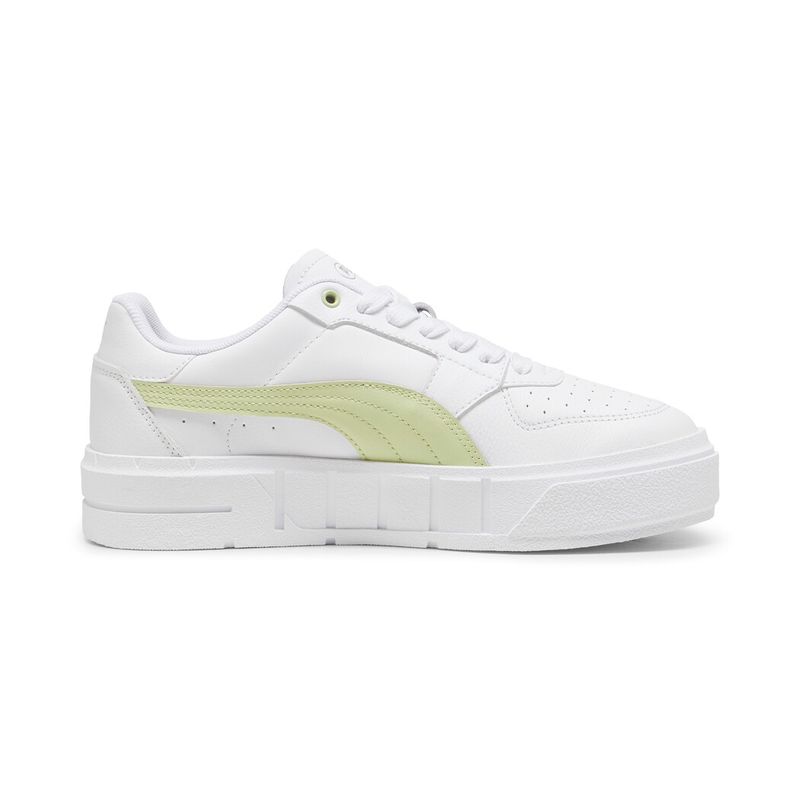 Tenis-puma-para-mujer-Puma-Cali-Court-Lth-Wns-para-moda-color-blanco.-Lateral-Externa-Derecha