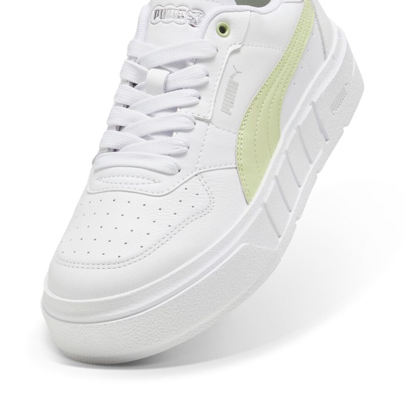 Tenis-puma-para-mujer-Puma-Cali-Court-Lth-Wns-para-moda-color-blanco.-Capellada