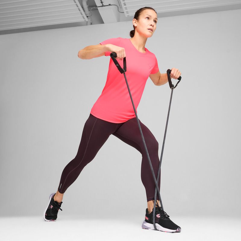 Camiseta-Manga-Corta-puma-para-mujer-Performance-Tee-W-para-entrenamiento-color-rosado.-Detalle-3