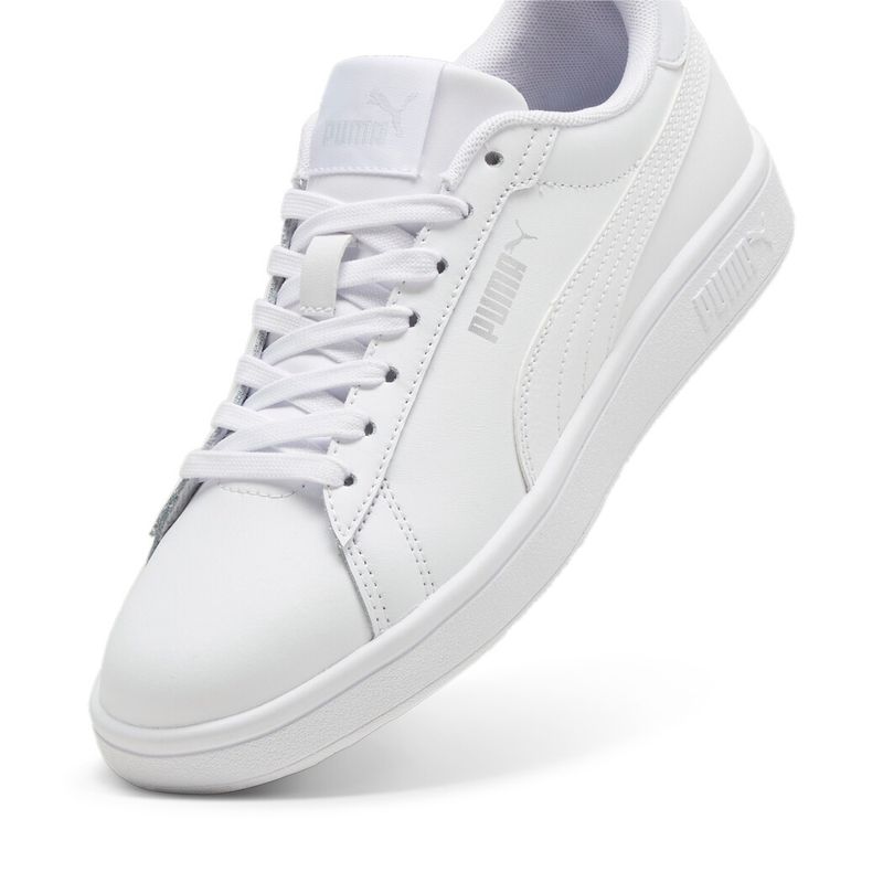 Tenis-puma-para-mujer-Puma-Smash-3.0-L-Wns-para-moda-color-blanco.-Capellada