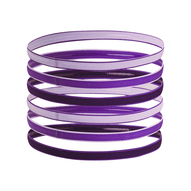 Banda-under-armour-para-mujer-Ua-Mini-Headbands--6Pk--para-entrenamiento-color-morado.-Reverso-Sin-Modelo