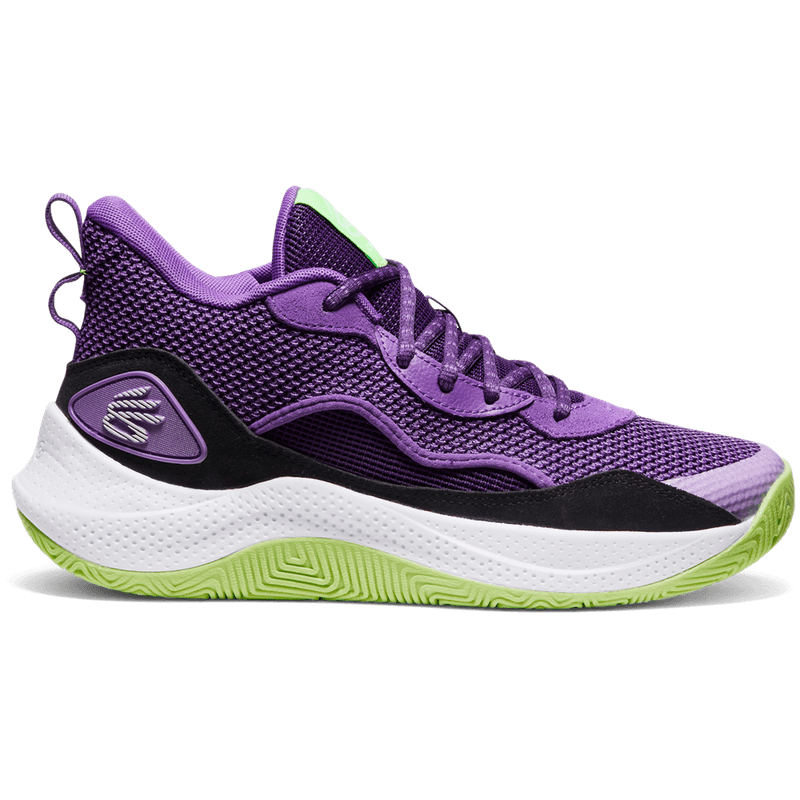 Tenis-under-armour-para-hombre-Curry-3Z-24-Sde-para-baloncesto-color-morado.-Lateral-Externa-Derecha