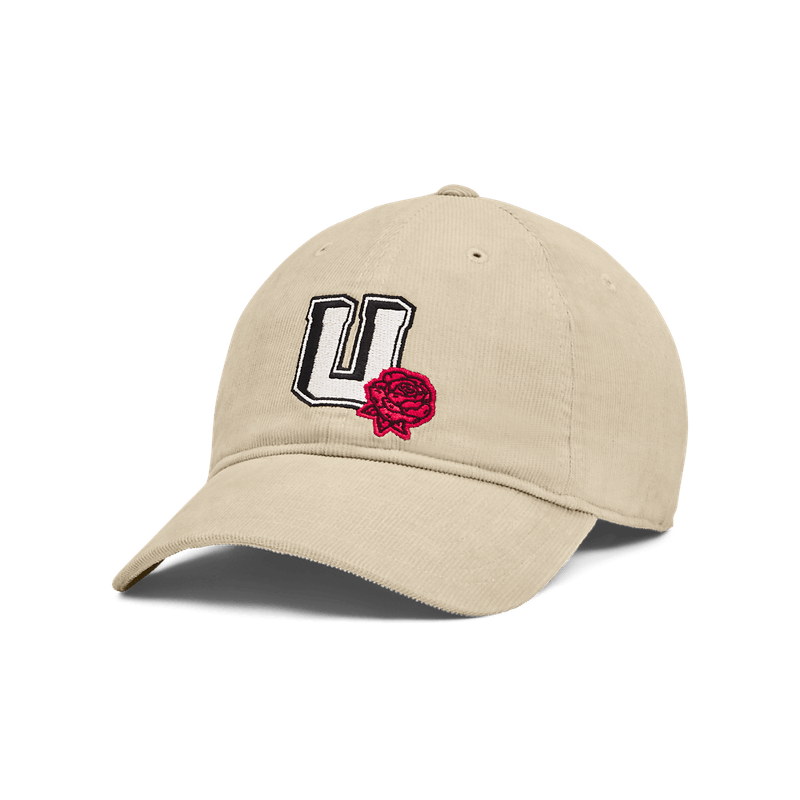Gorra-under-armour-para-hombre-Sportstyle-Corduroy-Adj-para-entrenamiento-color-beige.-Frente-Sin-Modelo