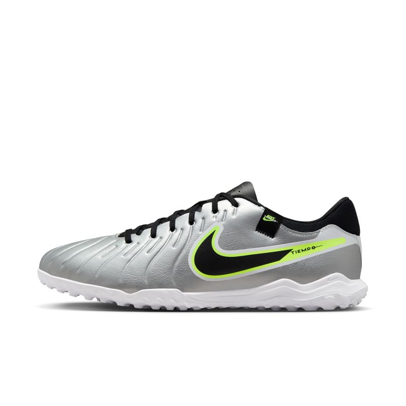 Guayos-nike-para-hombre-Legend-10-Academy-Tf-para-futbol-color-gris.-Lateral-Externa-Izquierda
