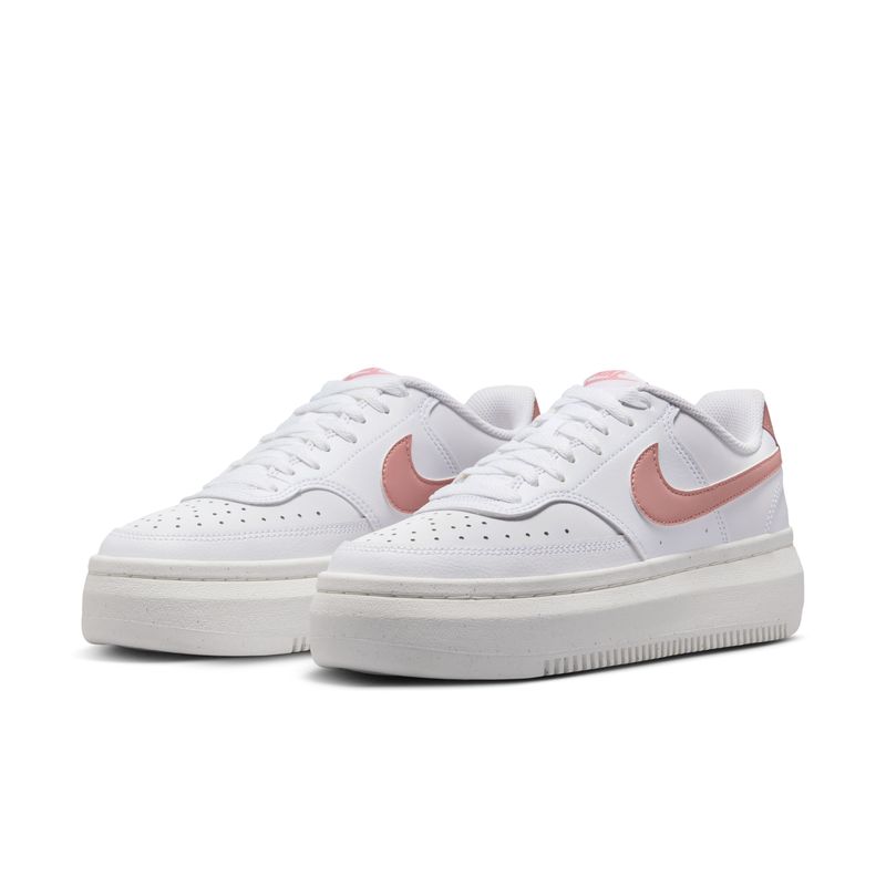 Tenis-nike-para-mujer-W-Nike-Court-Vision-Alta-Ltr-para-moda-color-blanco.-Par-Alineados