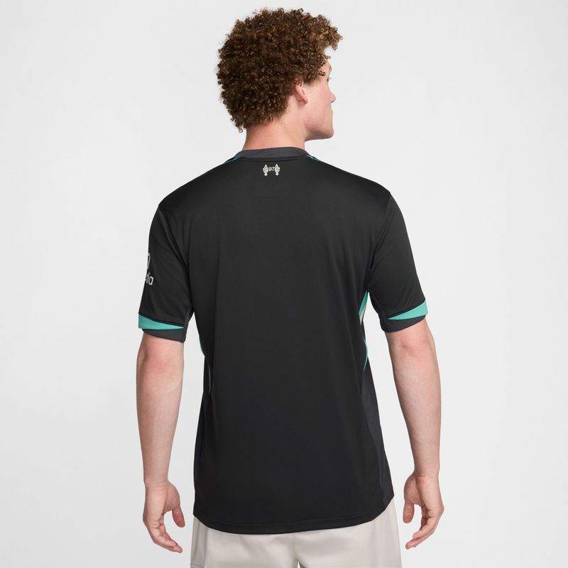 Camiseta-De-Equipo-nike-para-hombre-Liverpool-Visitante-Df-Jsy-Ss-Stad-Aw-para-futbol-color-negro.-Reverso-Sobre-Modelo