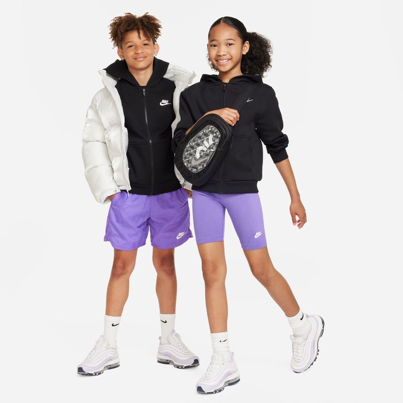 Hoodie-nike-para-niño-K-Nsw-Club-Flc-Hd-Fz-Ls-Lbr-para-moda-color-blanco.-Frente-Sin-Modelo