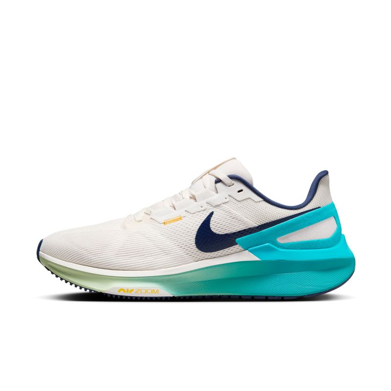 Tenis-nike-para-hombre-Nike-Air-Zoom-Structure-25-para-correr-color-gris.-Lateral-Interna-Izquierda