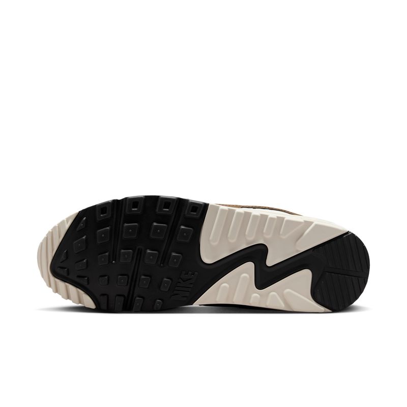 Tenis-nike-para-hombre-Air-Max-90-para-moda-color-beige.-Capellada