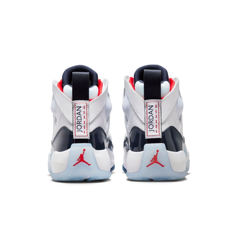 Tenis-nike-para-hombre-Jumpman-Two-Trey-C-O-para-moda-color-blanco.-Talon