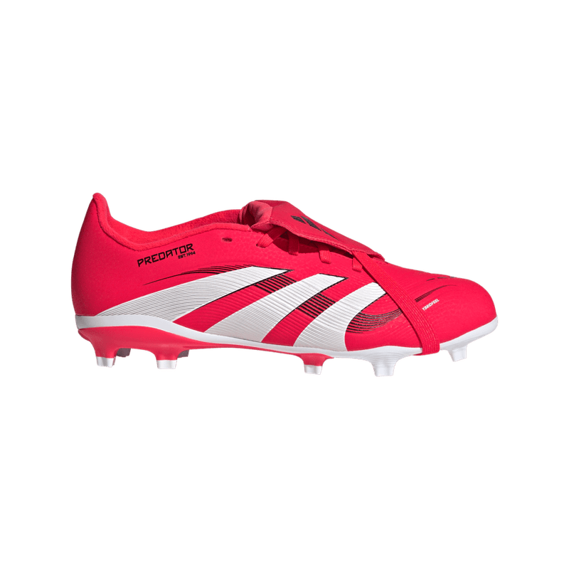Guayos-adidas-unisex-Predator-League-Ft-para-futbol-color-rojo.-Lateral-Externa-Derecha
