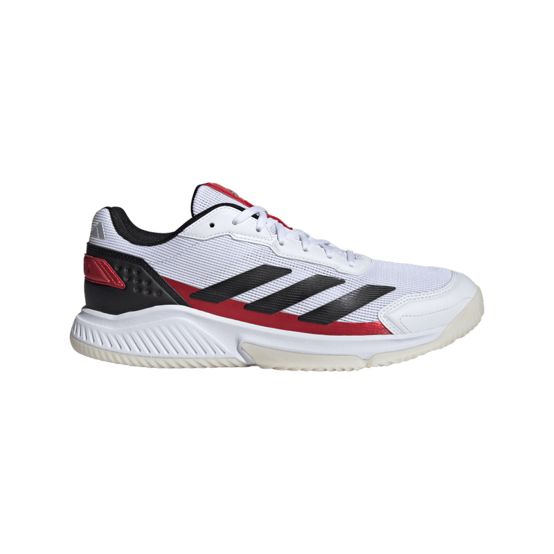 Tenis-adidas-para-hombre-Courtquick-Padel-M-para-tenis-color-blanco.-Lateral-Externa-Derecha