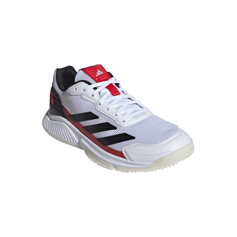 Tenis-adidas-para-hombre-Courtquick-Padel-M-para-tenis-color-blanco.-Par-Alineados