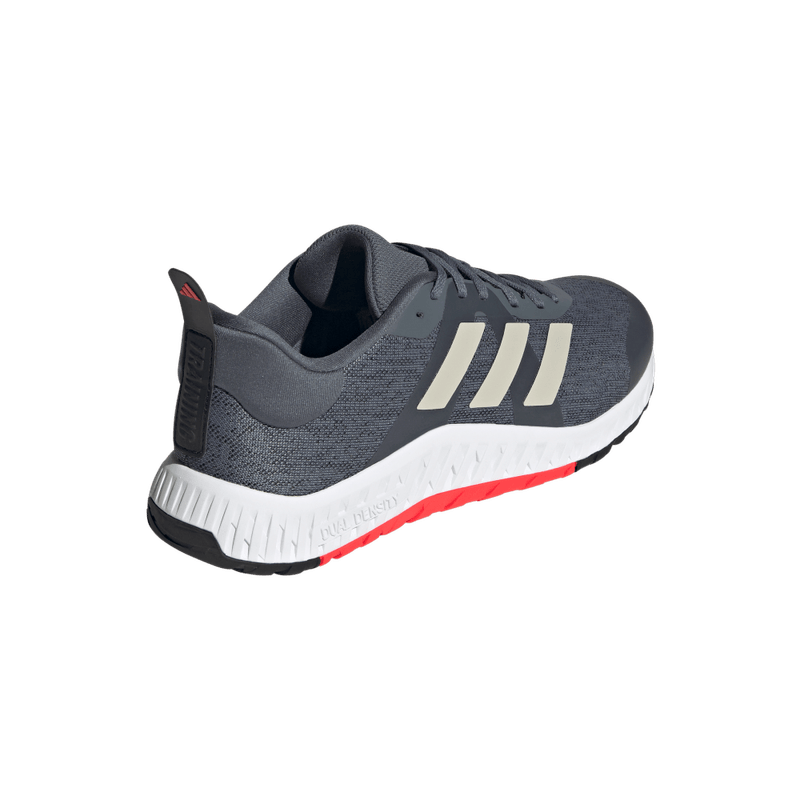 Tenis-adidas-unisex-Everyset-Trainer-para-entrenamiento-color-gris.-Par-Laterales
