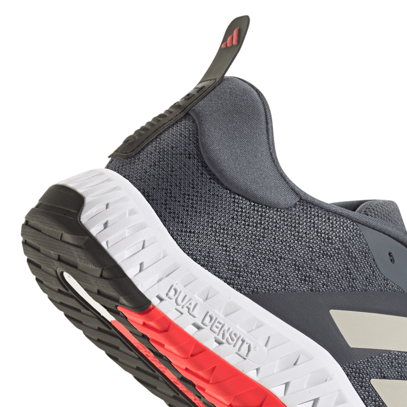 Tenis-adidas-unisex-Everyset-Trainer-para-entrenamiento-color-gris.-Lateral-Y-Suela