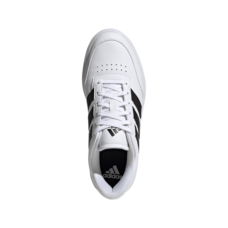 Tenis-adidas-para-hombre-Courtblock-para-moda-color-blanco.-Capellada