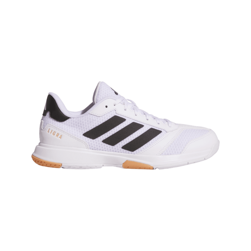 Tenis-adidas-para-mujer-Ligra-8-W-para-indoor-color-blanco.-Lateral-Externa-Derecha