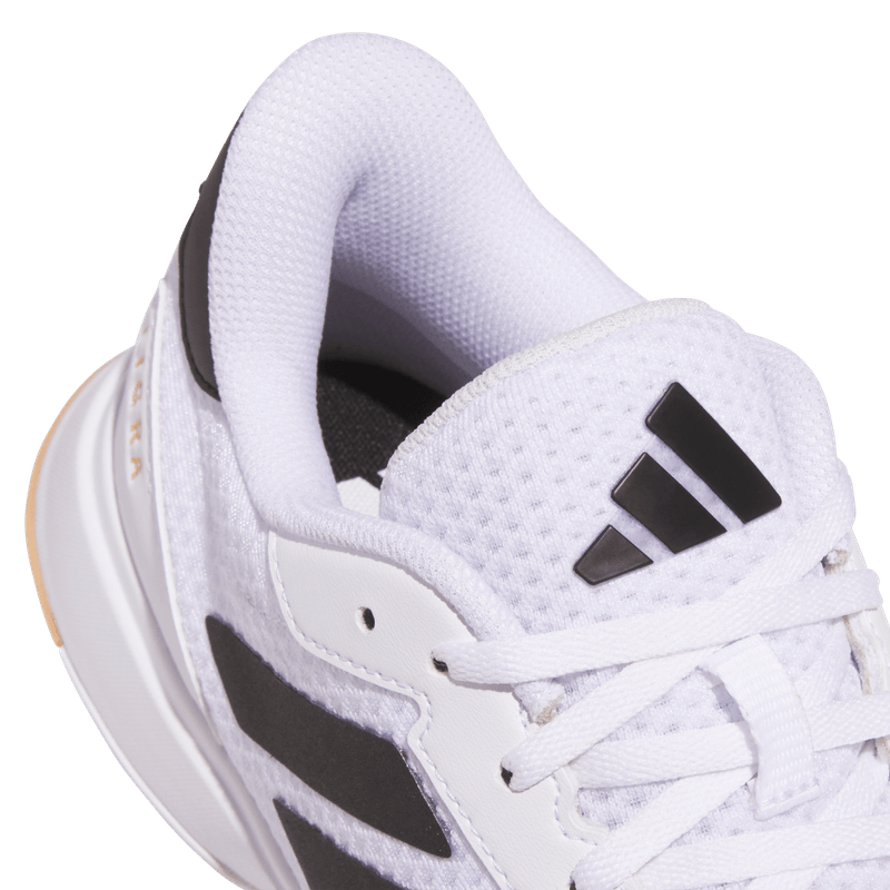 Tenis-adidas-para-mujer-Ligra-8-W-para-indoor-color-blanco.-Par-Laterales
