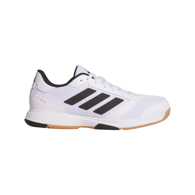 Tenis-adidas-para-hombre-Ligra-8-M-para-indoor-color-blanco.-Lateral-Externa-Derecha