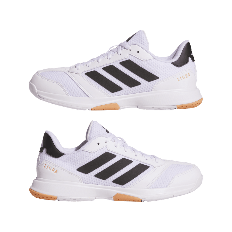 Tenis-adidas-para-mujer-Ligra-8-W-para-indoor-color-blanco.-Detalle-1