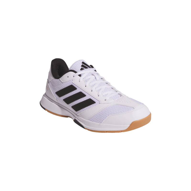 Tenis-adidas-para-hombre-Ligra-8-M-para-indoor-color-blanco.-Par-Alineados