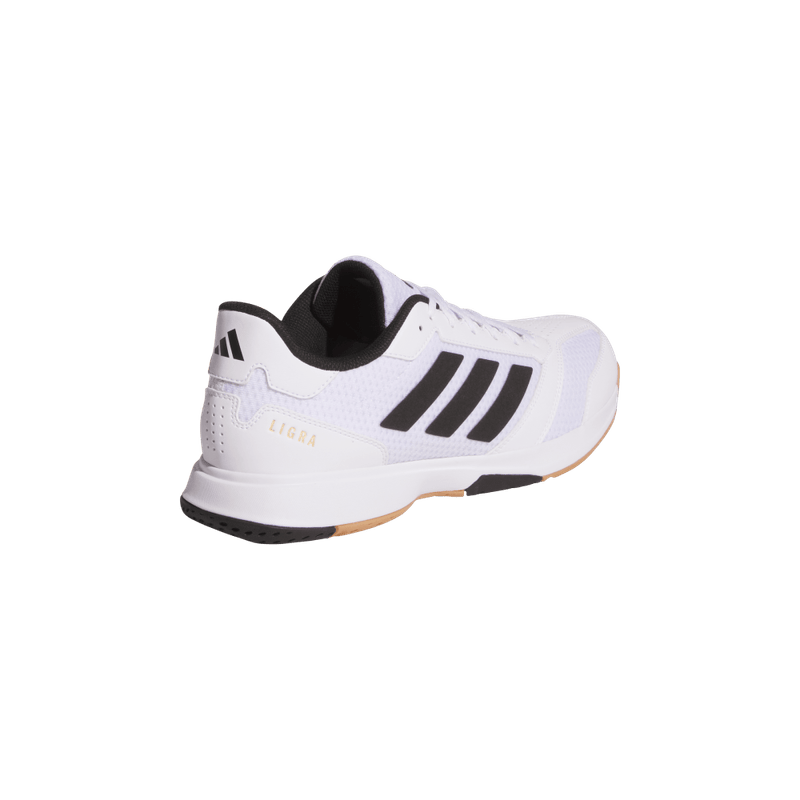 Tenis-adidas-para-hombre-Ligra-8-M-para-indoor-color-blanco.-Par-Laterales
