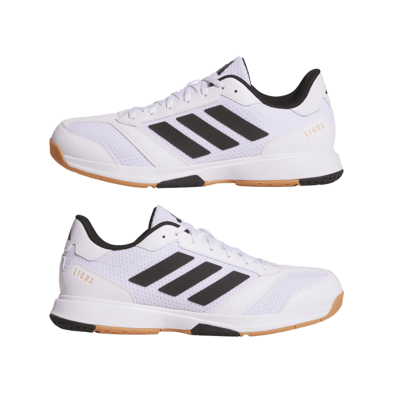 Tenis-adidas-para-hombre-Ligra-8-M-para-indoor-color-blanco.-Detalle-1