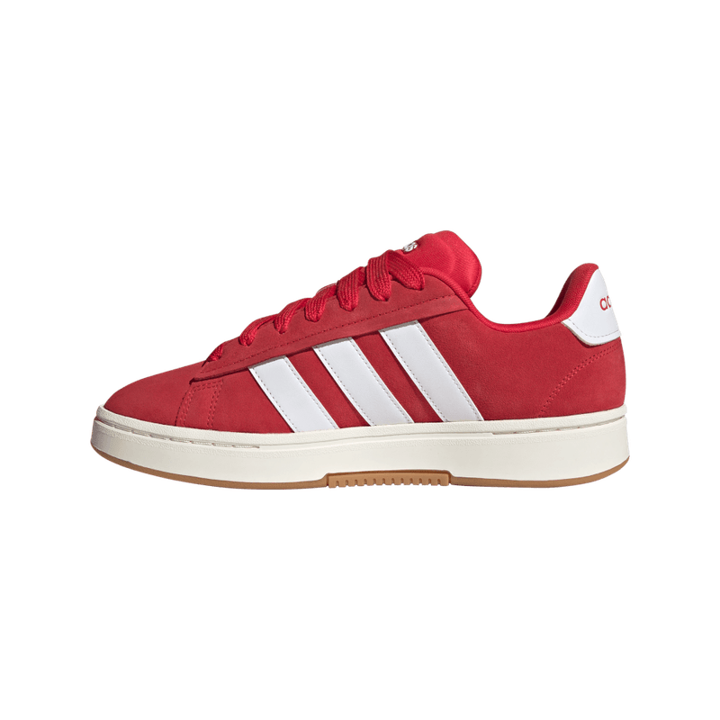 Tenis-adidas-para-hombre-Grand-Court-Alpha-0-para-moda-color-rojo.-Suela