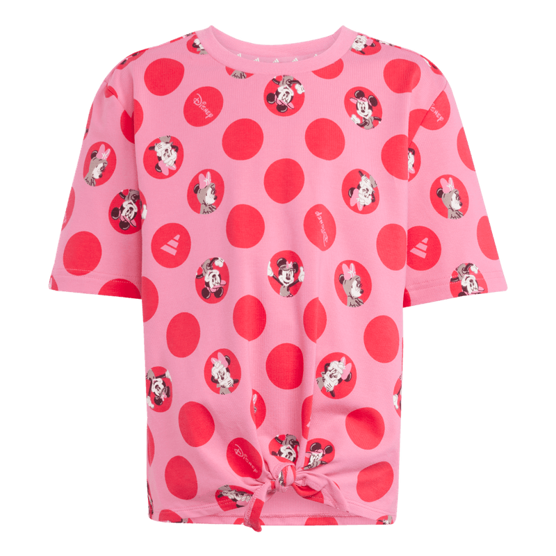 Conjunto-adidas-para-mujer-Lg-Dy-Mi-T-Set-para-moda-color-rosado.-Frontal-Sobre-Modelo