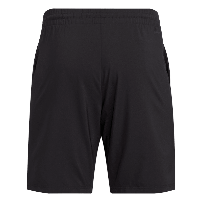 Pantaloneta-adidas-para-hombre-Club-3Str-Short-para-tenis-color-negro.-Frente-Sin-Modelo
