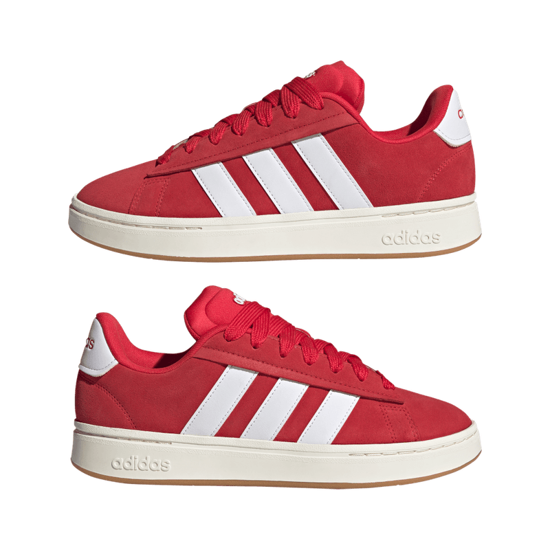Tenis-adidas-para-hombre-Grand-Court-Alpha-0-para-moda-color-rojo.-Detalle-1