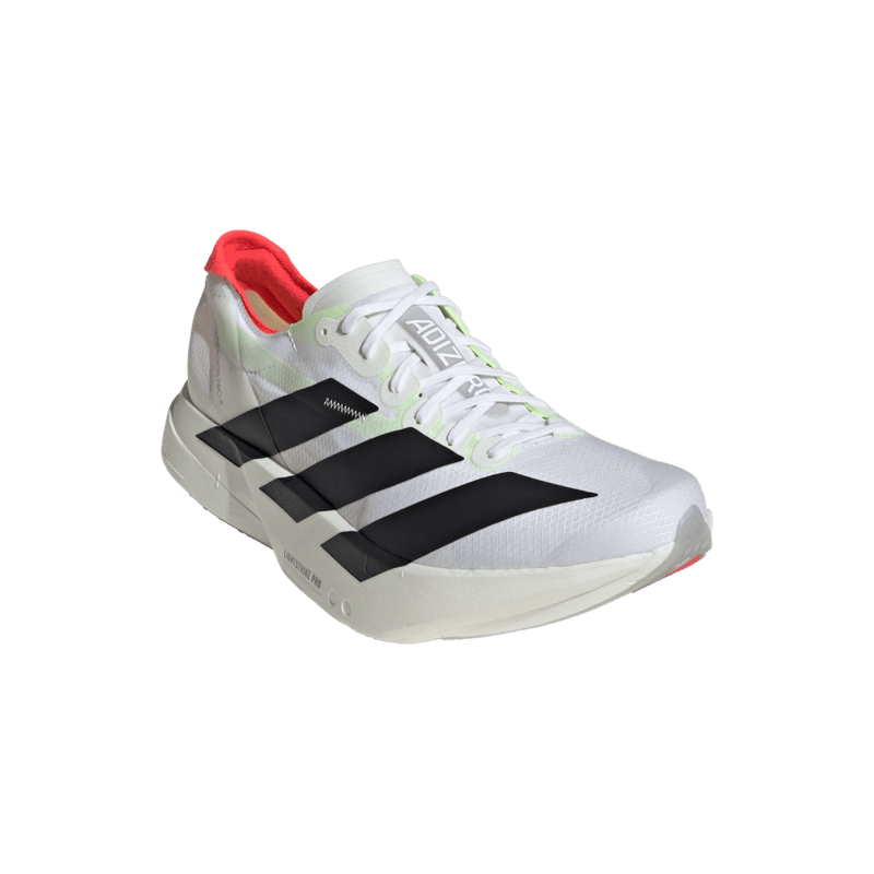 Tenis-adidas-para-hombre-Adizero-Adios-Pro-4-para-correr-color-blanco.-Par-Alineados