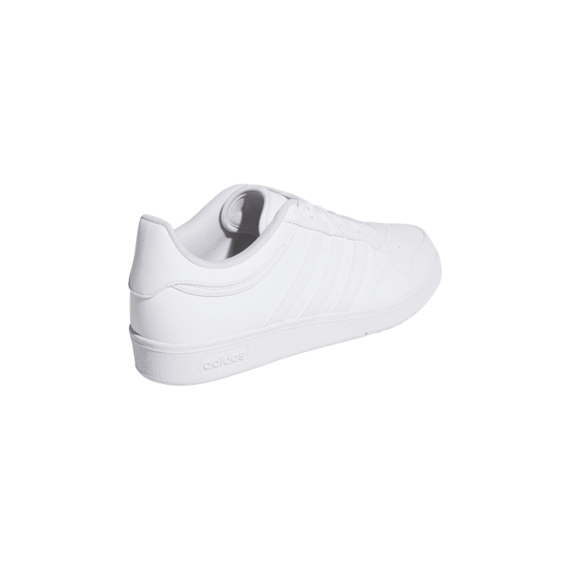 Tenis-adidas-unisex-Hoops-4.0-para-baloncesto-color-blanco.-Par-Laterales