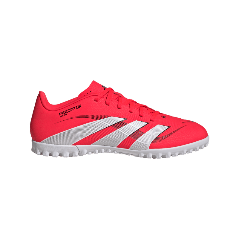 Guayos-adidas-para-hombre-Predator-Club-Tf-para-futbol-color-rojo.-Lateral-Externa-Derecha