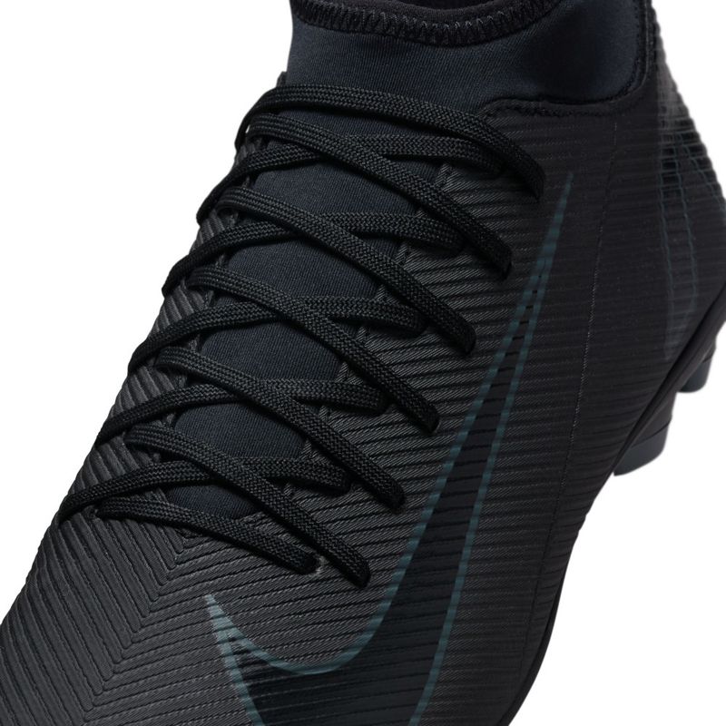 Guayos-nike-para-hombre-Superfly-10-Club-Fg-Mg-para-futbol-color-negro.-Talon