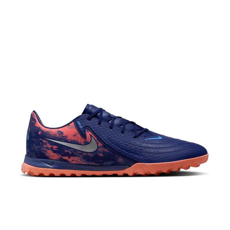 Guayos-nike-para-hombre-Phantom-Gx-Ii-Academy-Tf-Eh-para-futbol-color-azul.-Lateral-Externa-Derecha