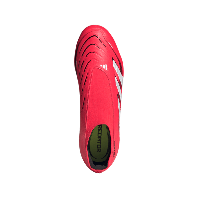 Guayos-adidas-para-hombre-Predator-League-Ll-para-futbol-color-rojo.-Vista-Lateral-Pares
