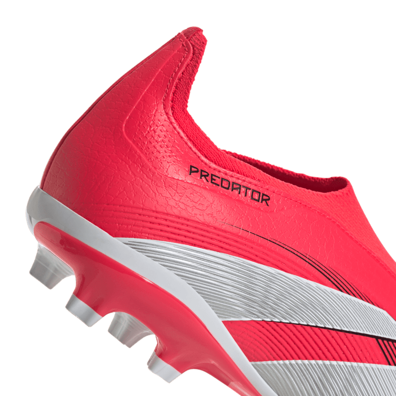 Guayos-adidas-para-hombre-Predator-League-Ll-para-futbol-color-rojo.-Lateral-Y-Suela