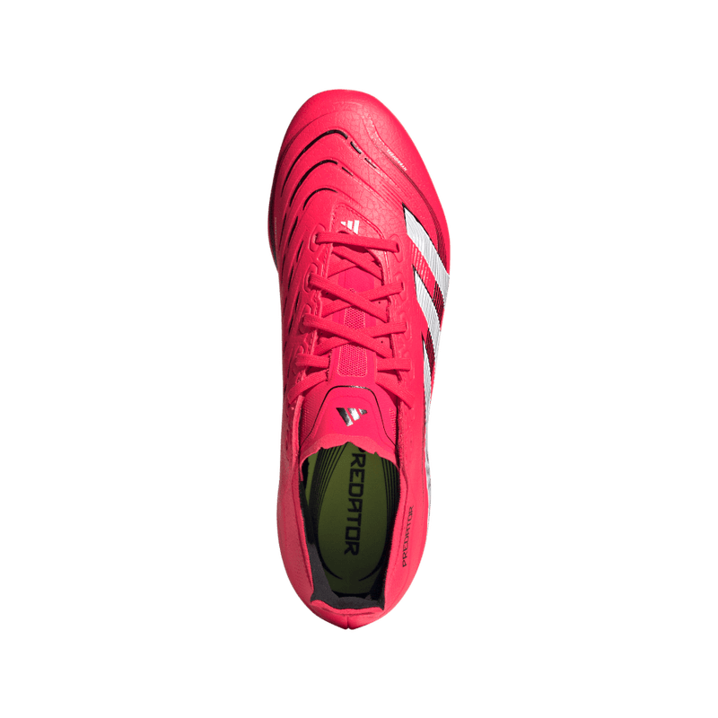 Guayos-adidas-para-hombre-Predator-League-Fg--para-futbol-color-rojo.-Vista-Lateral-Pares