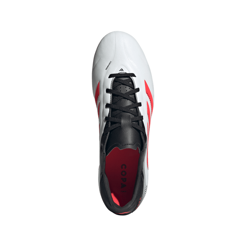 Guayos-adidas-para-hombre-Copa-Pure-Iii-Leagu-para-futbol-color-blanco.-Vista-Lateral-Pares