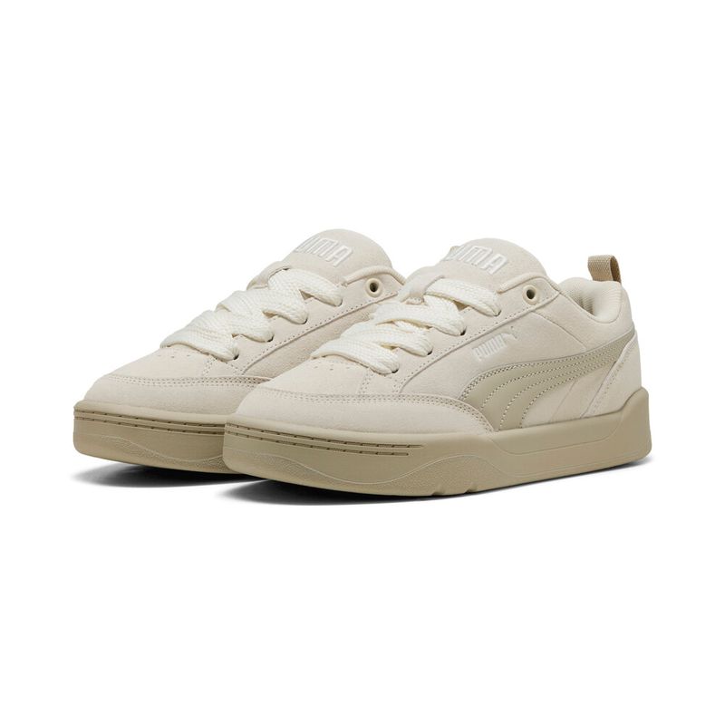 Tenis-puma-para-mujer-Park-Lifestyle-Raw-Wns-para-moda-color-blanco.-Par-Alineados