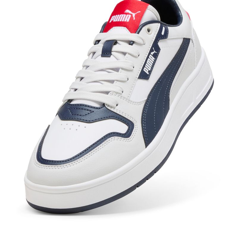 Tenis-puma-para-hombre-Court-Classic-Street-para-moda-color-blanco.-Capellada