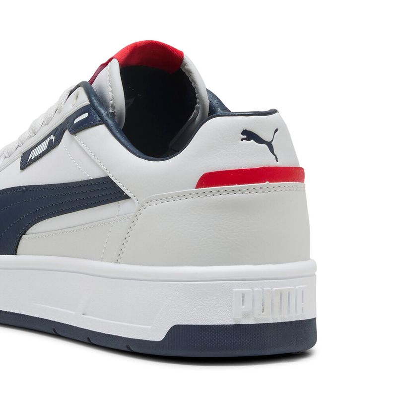 Tenis-puma-para-hombre-Court-Classic-Street-para-moda-color-blanco.-Talon