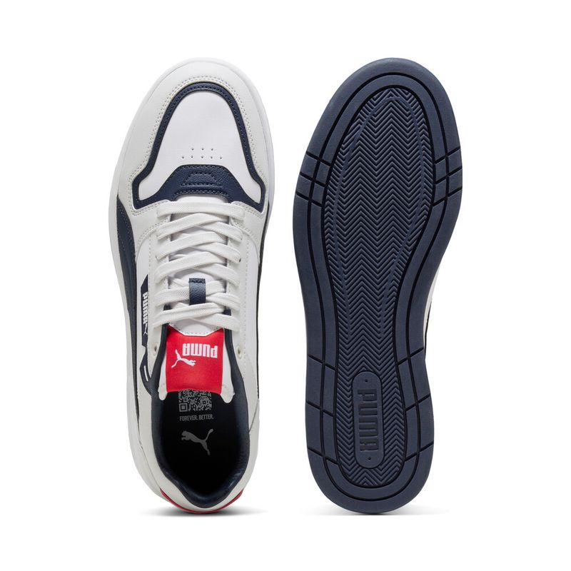 Tenis-puma-para-hombre-Court-Classic-Street-para-moda-color-blanco.-Suela