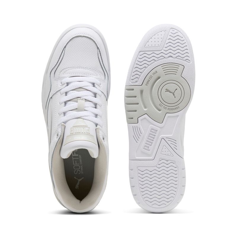 Tenis-puma-para-hombre-Rebound-Retro-para-moda-color-blanco.-Suela